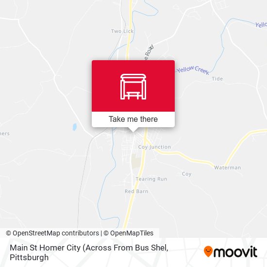 Main St Homer City map