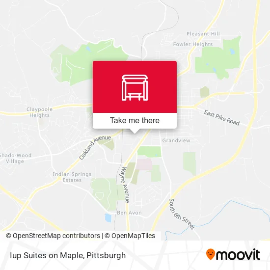 Iup Suites on Maple map
