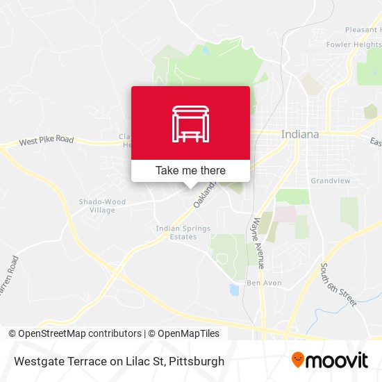 Mapa de Westgate Terrace on Lilac St