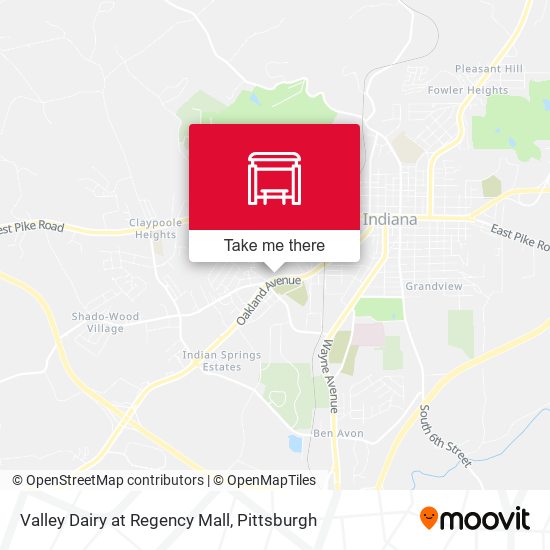 Mapa de Valley Dairy at Regency Mall