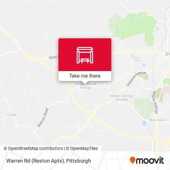 Warren Rd (Reston Apts) map