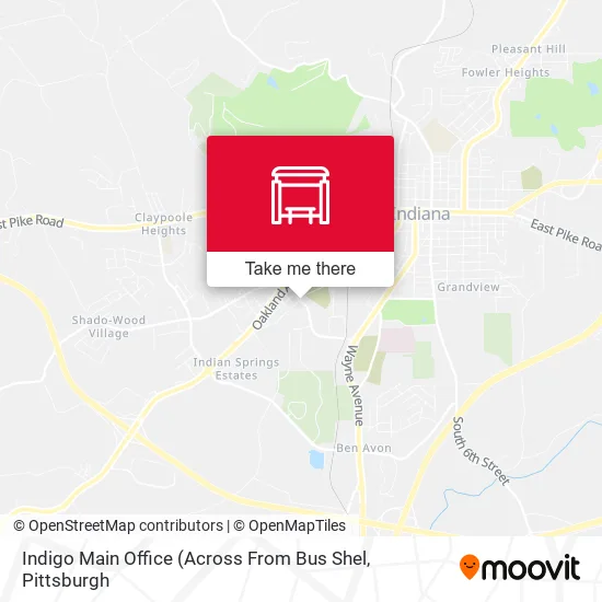 Mapa de Indigo Main Office