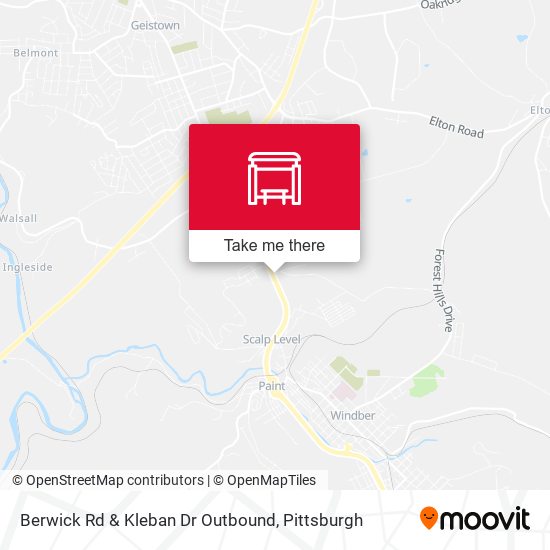 Mapa de Berwick Rd & Kleban Dr Outbound