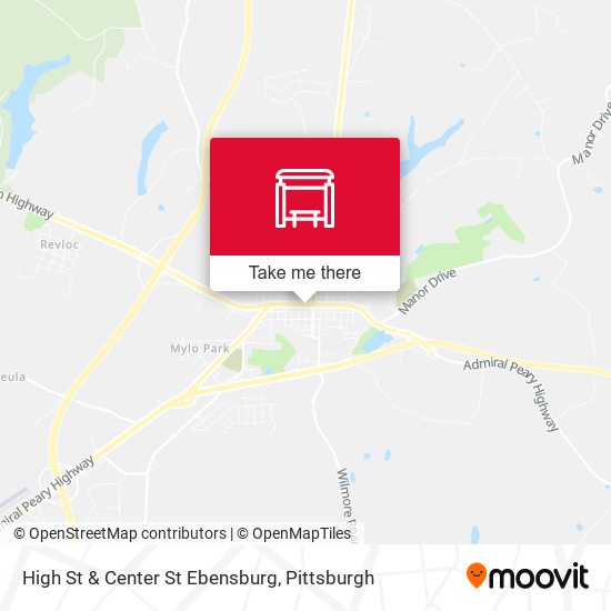 Mapa de High St & Center St Ebensburg