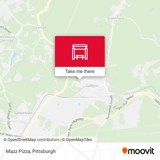 Mapa de Mazz Pizza