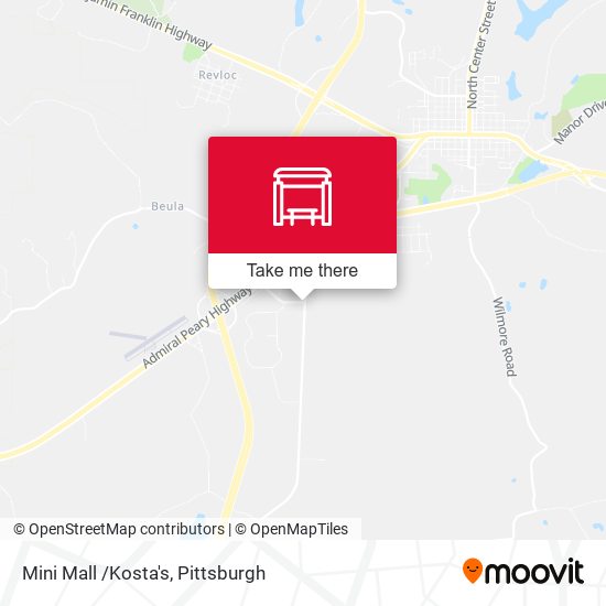 Mapa de Mini Mall /Kosta's