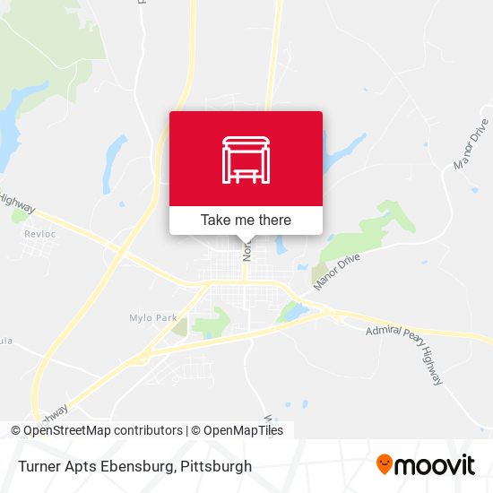 Turner Apts Ebensburg map