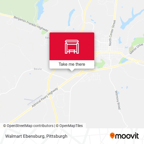 Mapa de Walmart Ebensburg