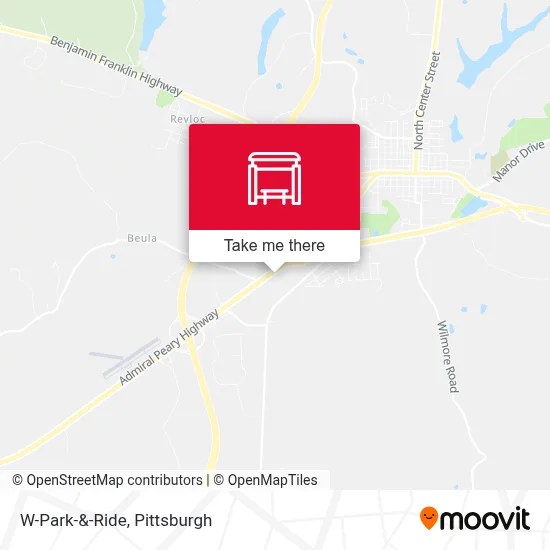 W-Park-&-Ride map