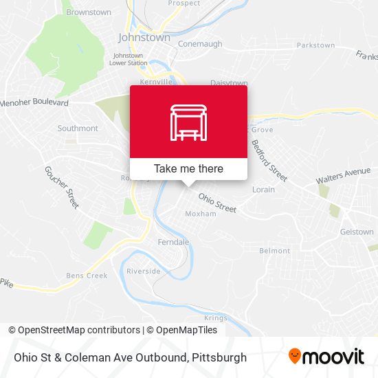 Mapa de Ohio St & Coleman Ave Outbound