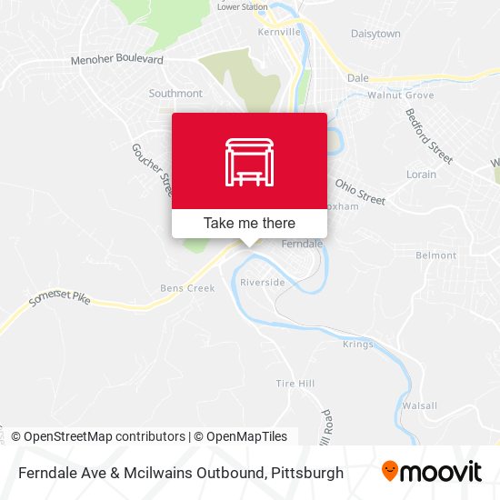 Mapa de Ferndale Ave  & Mcilwains   Outbound
