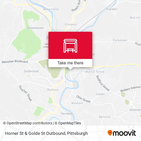 Mapa de Horner St  & Golde St  Outbound