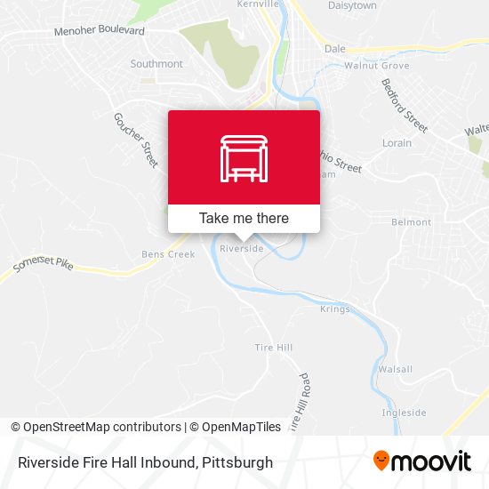 Mapa de Riverside Fire Hall Inbound