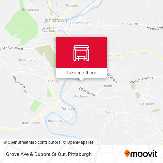 Grove Ave  & Dupont St  Out map
