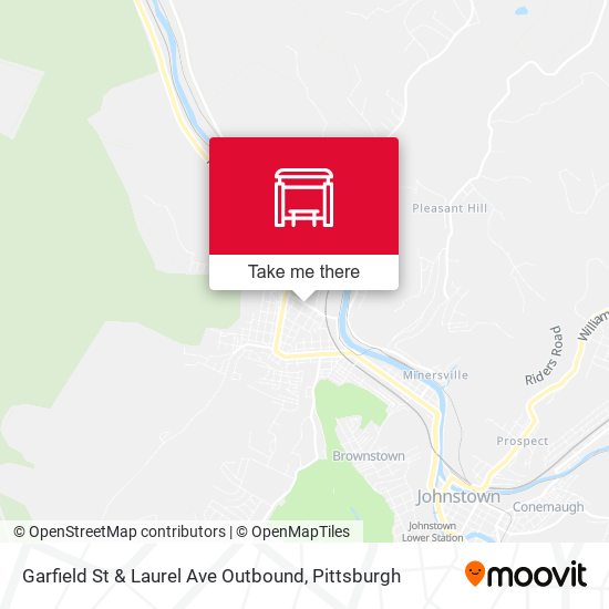 Mapa de Garfield St & Laurel Ave Outbound