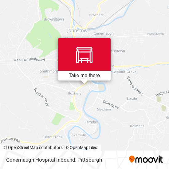 Mapa de Conemaugh Hospital Inbound