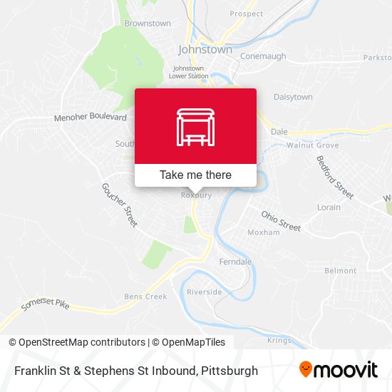 Mapa de Franklin St & Stephens St Inbound