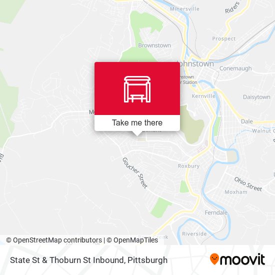 Mapa de State St & Thoburn St Inbound