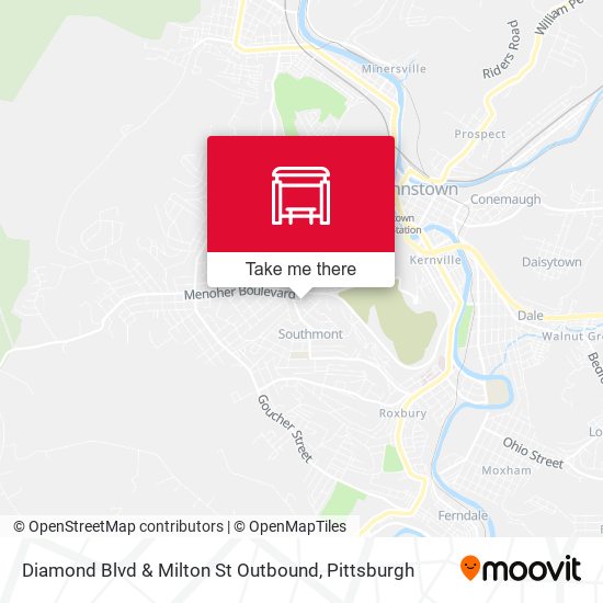 Mapa de Diamond Blvd & Milton St Outbound
