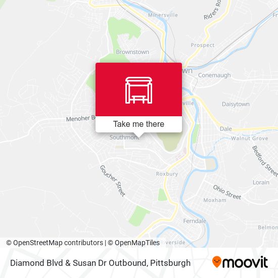 Mapa de Diamond Blvd & Susan Dr Outbound