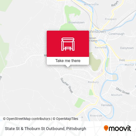 Mapa de State St & Thoburn St Outbound