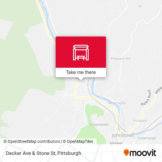 Decker Ave & Stone St map