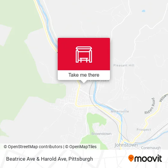Mapa de Beatrice Ave & Harold Ave