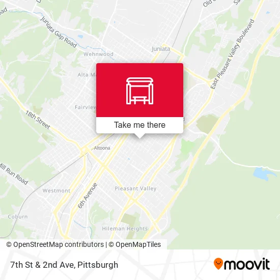 Mapa de 7th St & 2nd Ave
