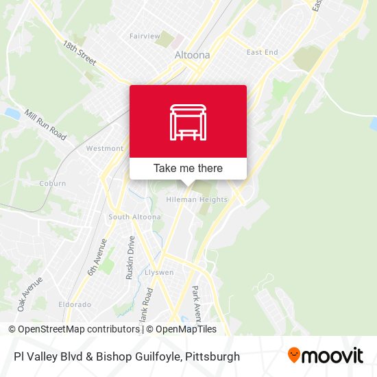 Pl Valley Blvd & Bishop Guilfoyle map
