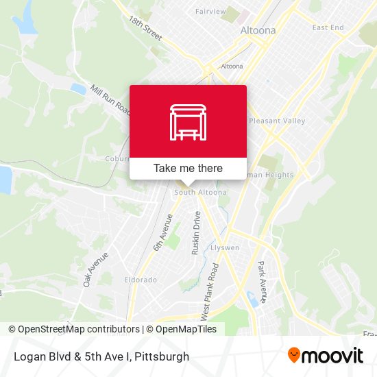 Mapa de Logan Blvd & 5th Ave I