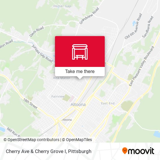 Mapa de Cherry Ave & Cherry Grove I
