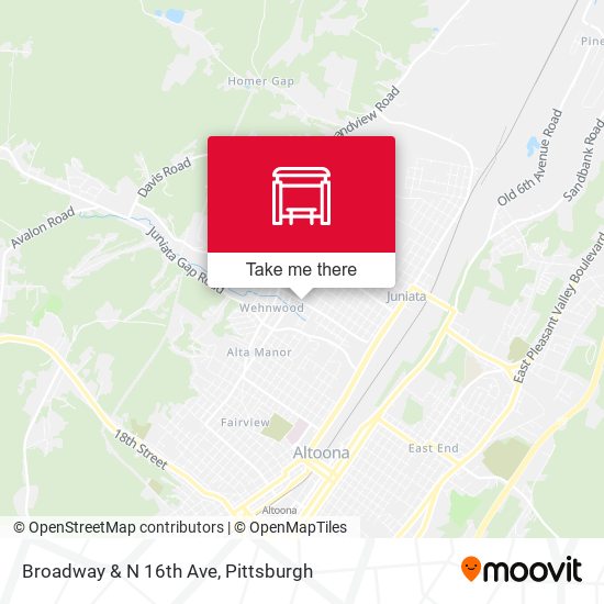 Mapa de Broadway & N 16th Ave