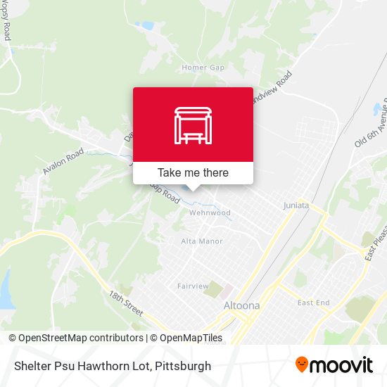 Shelter Psu Hawthorn Lot map