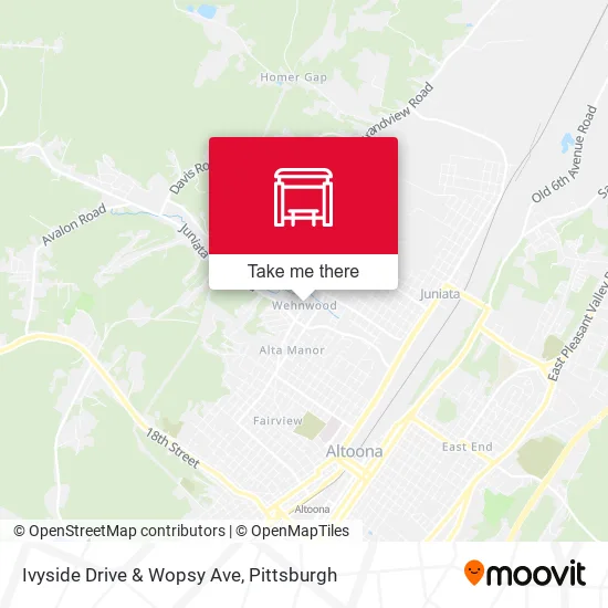 Mapa de Ivyside Drive & Wopsy Ave