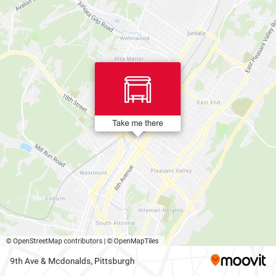 Mapa de 9th Ave & Mcdonalds