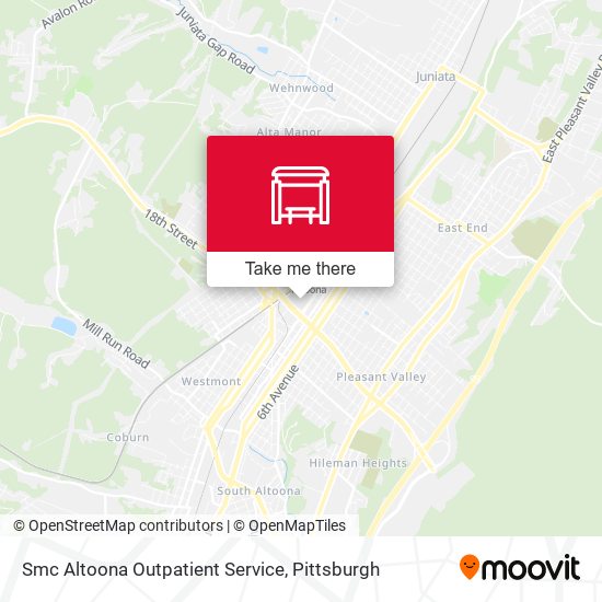Smc Altoona Outpatient Service map