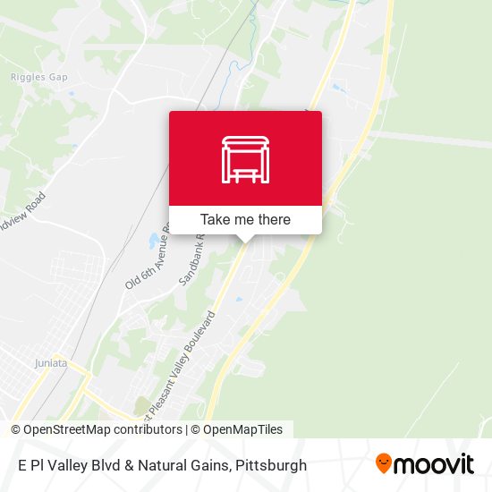 Mapa de E Pl Valley Blvd & Natural Gains