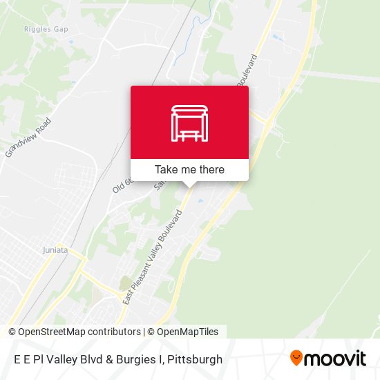 Mapa de E E Pl Valley Blvd & Burgies I