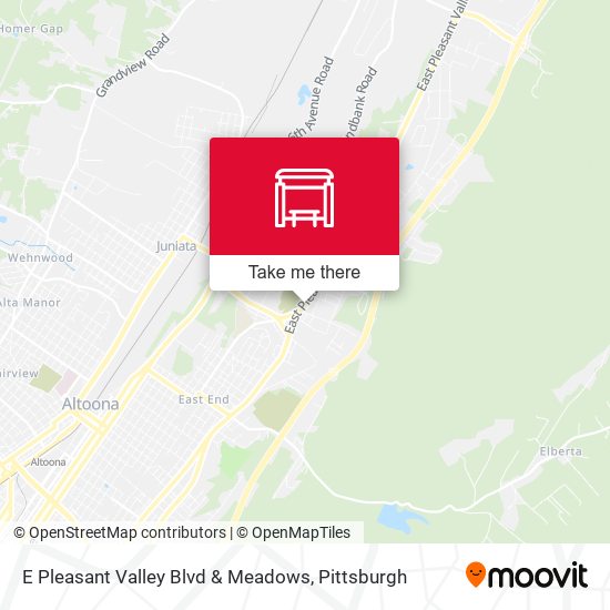 E Pleasant Valley Blvd & Meadows map