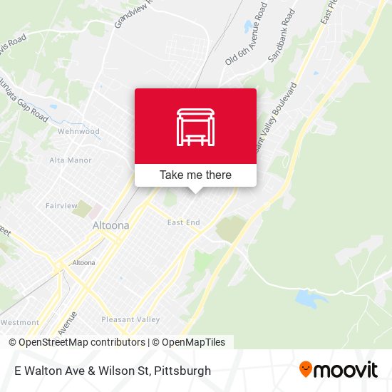 E Walton Ave & Wilson St map