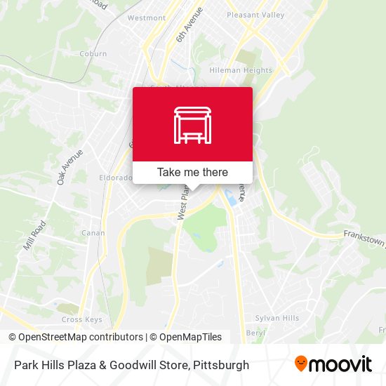 Park Hills Plaza & Goodwill Store map