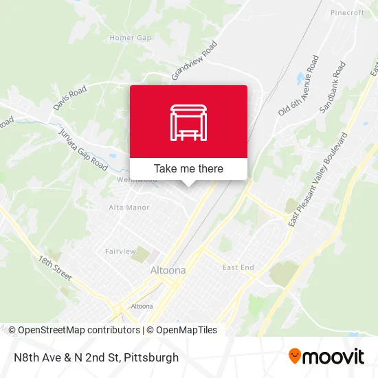 Mapa de N8th Ave & N 2nd St