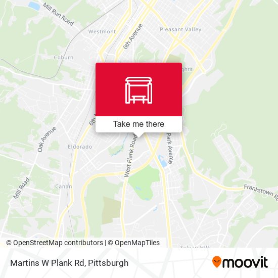 Martins W Plank Rd map