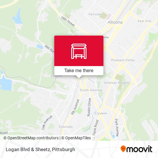Mapa de Logan Blvd & Sheetz