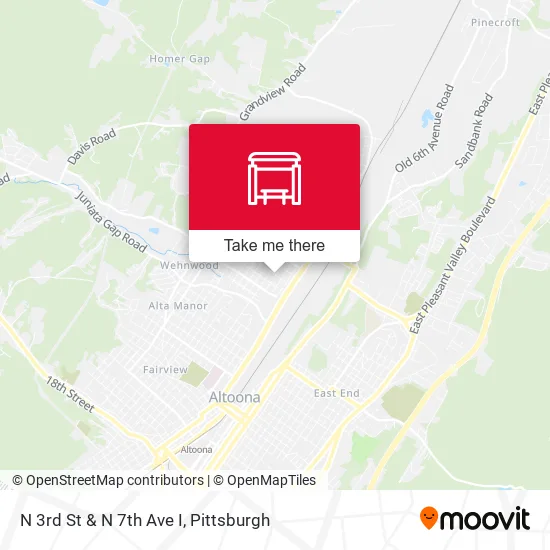 Mapa de N 3rd St & N 7th Ave I