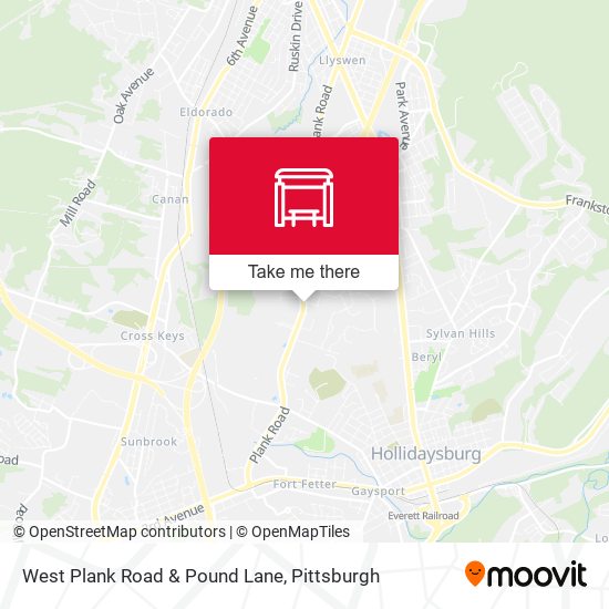 West Plank Road & Pound Lane map