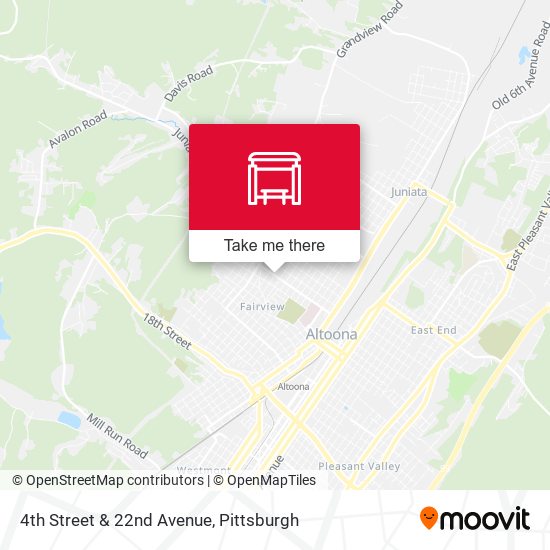 4th Street & 22nd Avenue map