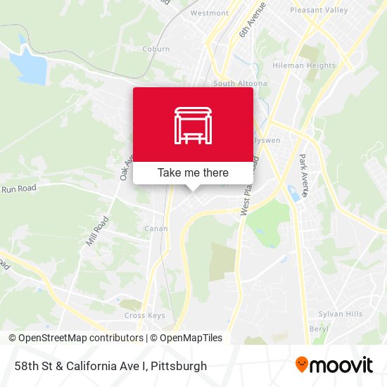 Mapa de 58th St & California Ave I
