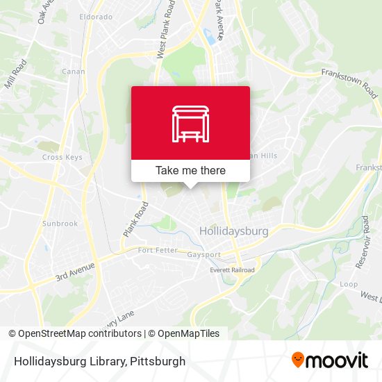 Mapa de Hollidaysburg Library