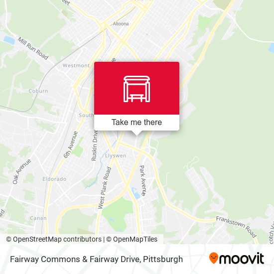 Fairway Commons & Fairway Drive map